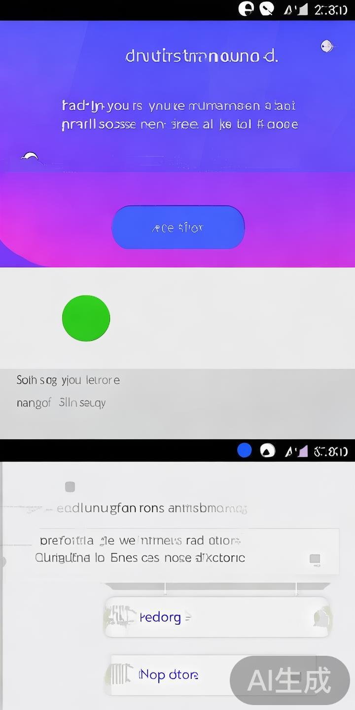 下载应用程序：安卓用户点击下载按钮后，系统会提示是